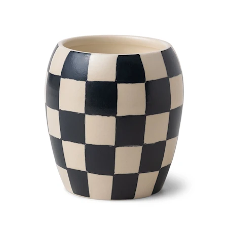 Checkmate Ljus 10×10 cm 32 cl Porslin Svart