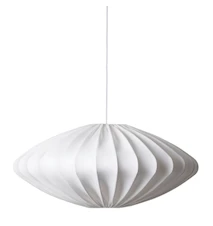 Lampada da soffitto Ellipse bianco 80 cm