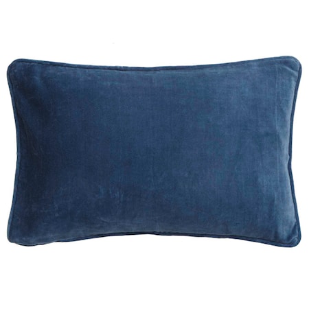 Velvet Kuddfodral 33×50 cm Mörkblå