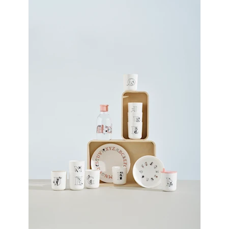 R Moomin ABC Becher 20 cl Weiß