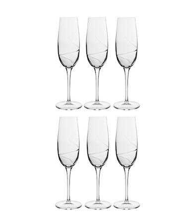 Aero Champagneglas 23,5 cl 6-pack