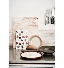 Ceramic 70's Tallrik Earth 2-pack