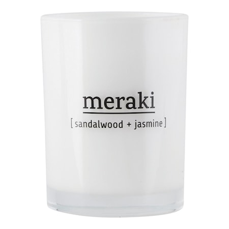 Meraki Doftljus Sandalwood & jasmine 10 cm