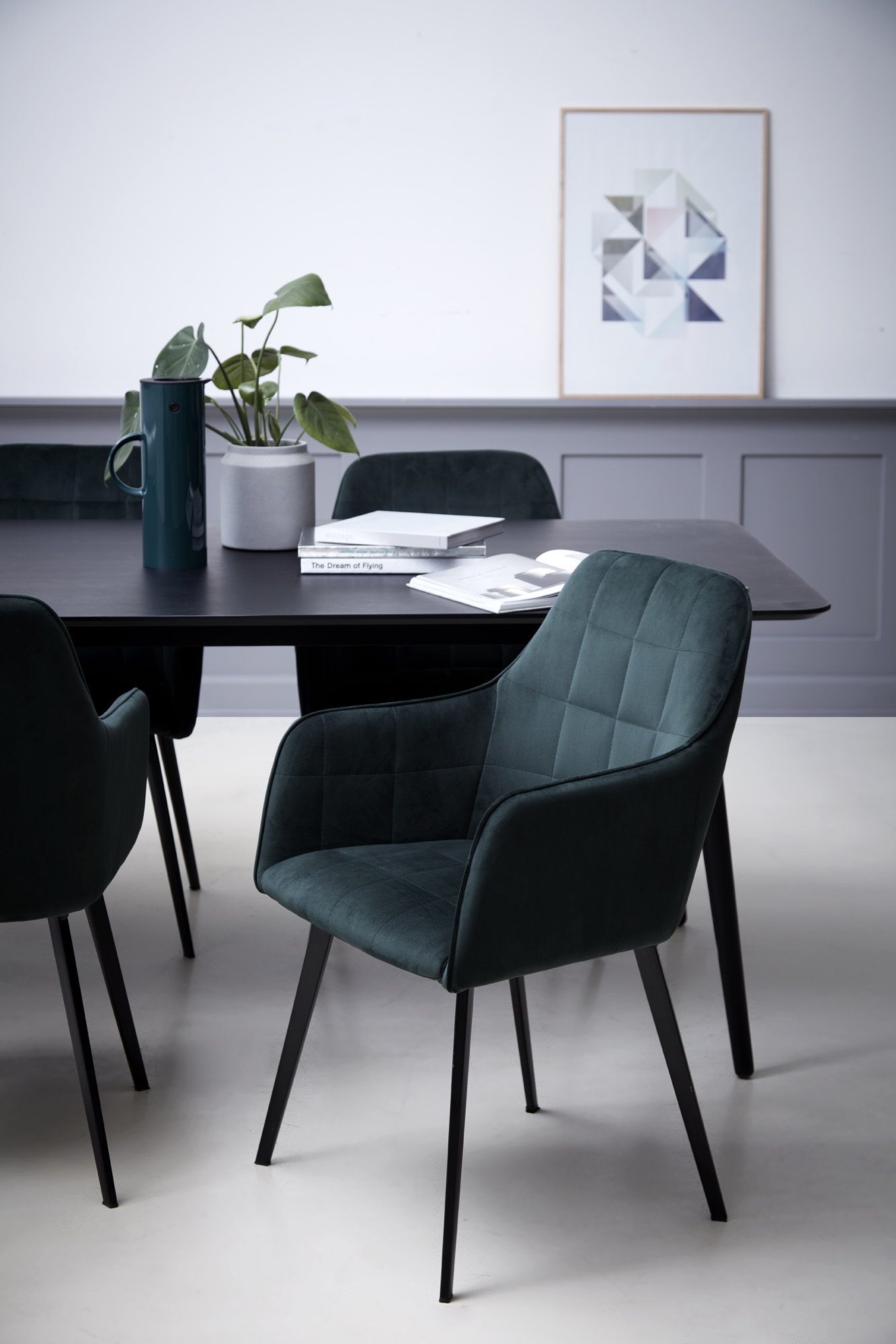 Kjøp Stol Embrace Velour Emerald Green | Confident Living Embrace spisestol