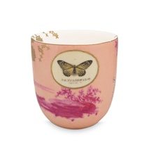 Heritage Mugg utan Öra 30 cl Porslin Rosa