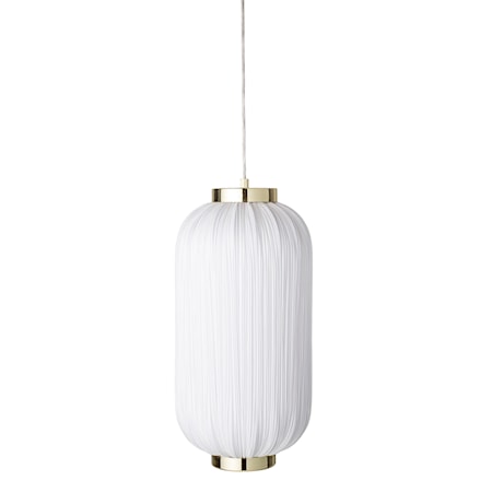 Taklampe White Textile