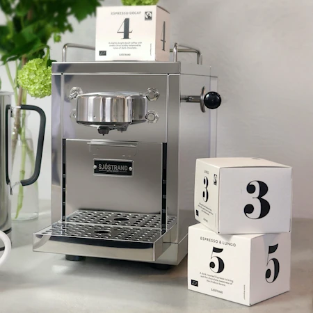 Espressomaskin Kapsel Limited edition inkl. 100 kaffekapslar Mixpack