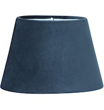 Lampskärm Oval Sammet Blå