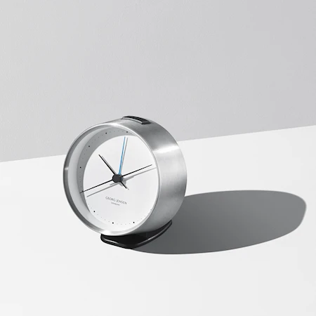 Henning Koppel Reloj despertador Acero / Blanco 10cm