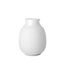 Curve Vase Porzellan Weiß 17,5 cm