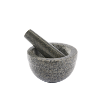 Mörser mit Stößel Ø 14 x 8 cm Granitgrau