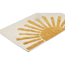 Sun Matta 60x90 cm Bomull Beige/Gul