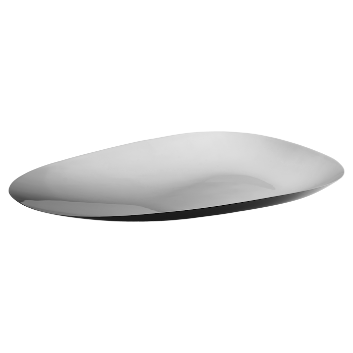 Dorotea platte 42 x 5 cm polierter edelstahl kitchentime