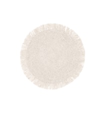 Laavu Teppich 100 cm Naturweiß