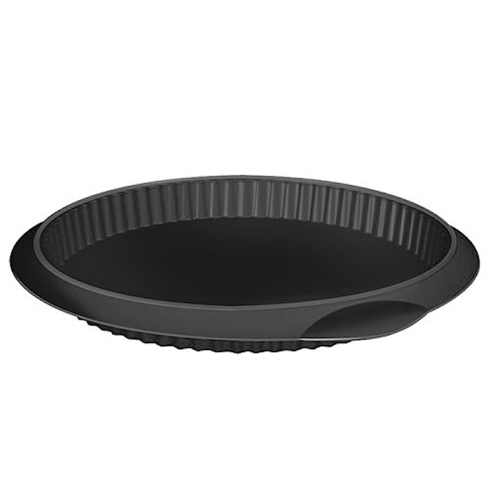 Pie Tin in Silicone Black 28 cm