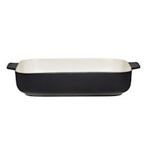 Ugnsform 3 liter 35x22 cm Stengods Svart