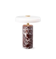 Trip Bordlampe Ø17x21 cm Marmor Burgundy/Opal