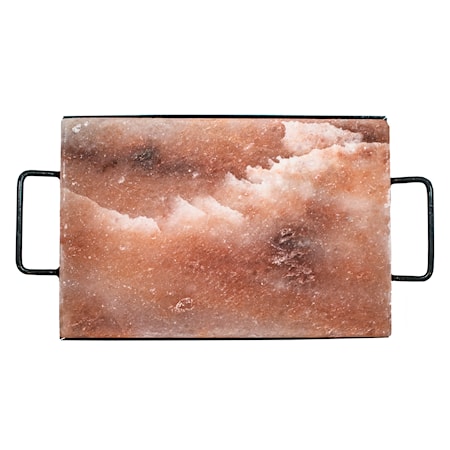 Saltsten från Himalaya med Handtag 30×20 cm