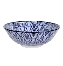 Nippon Blue Ramen Bowl Wave 21 cm