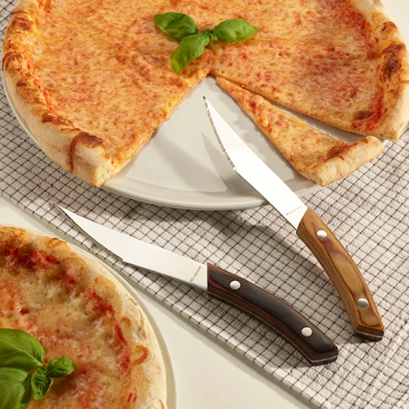 Napoli Pizzaveitset Tumma 4 kpl setti