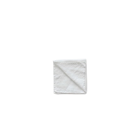 Tell me more Napkin linen – bleached white