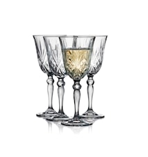 White Wine Glass 4 pieces Lyngby Melodia