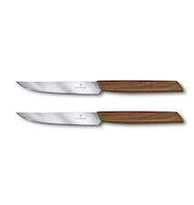 Swiss Modern Kjøttkniver 2 stk. 12 cm Gaveeske