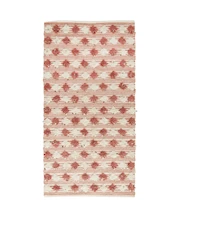 Alfombra Dusty rose/Off white 170x90cm