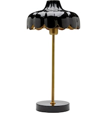 Wells Bordlampe svart/gull 50 cm