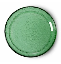 The Emeralds Assiette Glas Grön