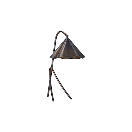Läs mer om Flola Bordslampa 50 cm Antik brun