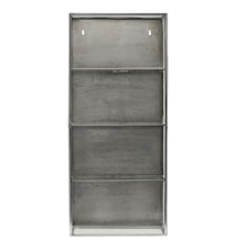 Cabinet 80x35x15 cm Glass / Steel