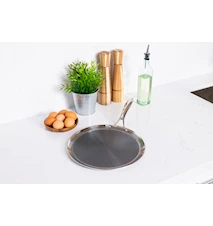 Hybrid Pannkakspanna 30 cm Rosfritt Stål Svart
