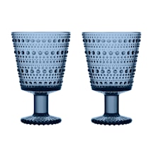 Kastehelmi Glas på fot Regn 26 cl 2 st