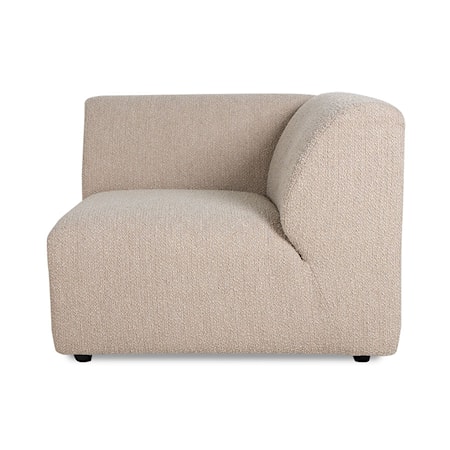 Jax couch: element höger slutdel boucle taupe