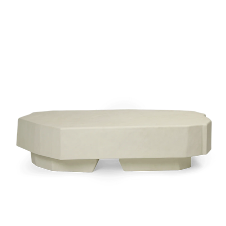 Staffa Salongbord 163 x 40 cm Cement Ivory