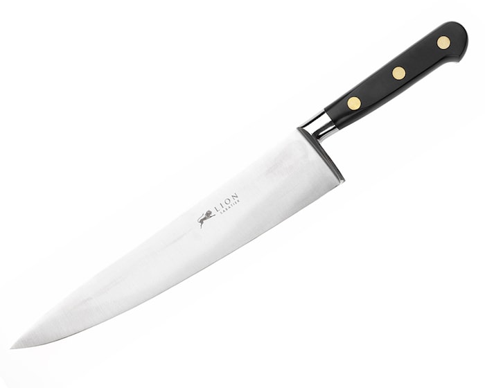Ideal kokkekniv stål/sort 20 cm