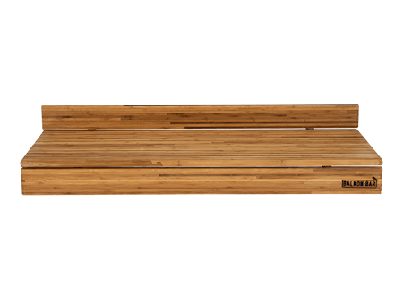 Balkonbar Bamboo Natural Rectangular Low