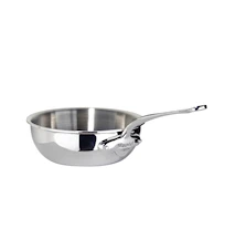 Cook Style Sauté-pannu pyöristetty kiillotettua terästä 0,8 l