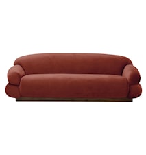 Sof Soffa Rust Röd