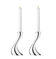Cobra Candle Holder Small 2-pack Stainless Steel