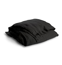 Lovely linen sengetøy – Dark grey, 240x220