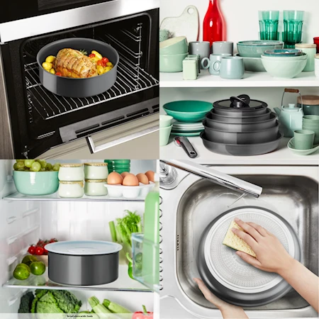 Tefal Ingenio Renew ON 3 Delar Grå