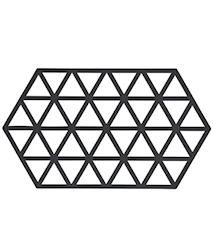 Sottopentola Triangles nero 24x14 cm