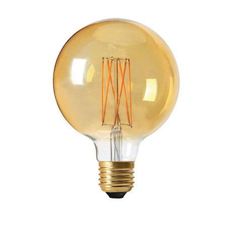 Elect LED 3-Step dim Globe Gold 95mm