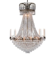 Läckö Taklampa 15 Ljus Antik