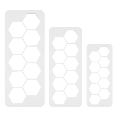 Geometrisk Multiskärare Hexagon 3 st