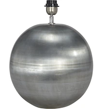 Globe Lampfot Blekt Silver 50cm
