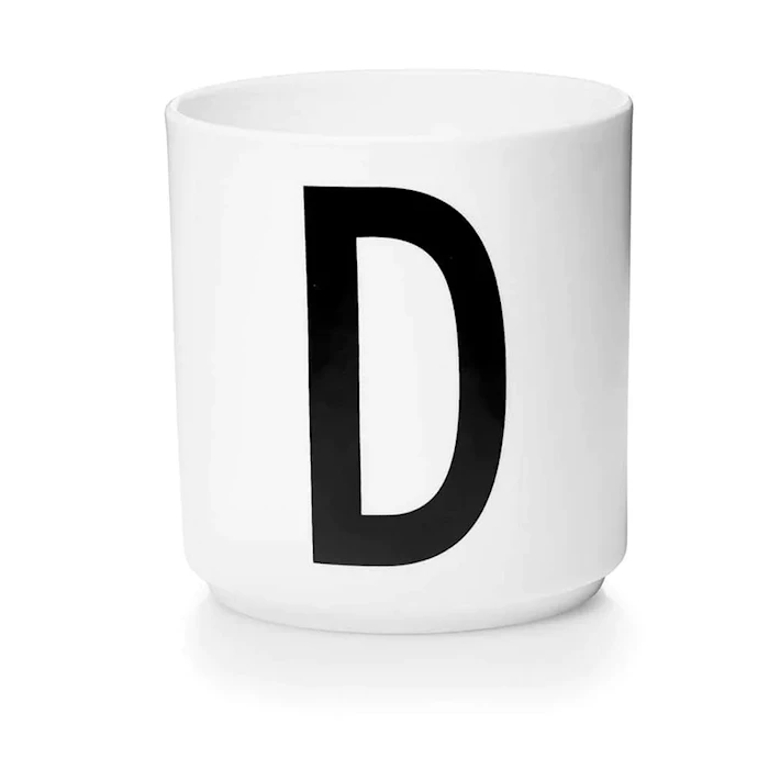 Porcelain cup A–Z, Æ, Ø COO: CN HS: 6911100090