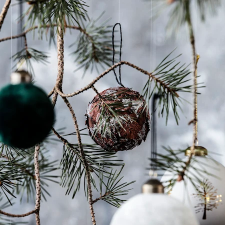 Christmas Tree Ornament Rind Glitter Small